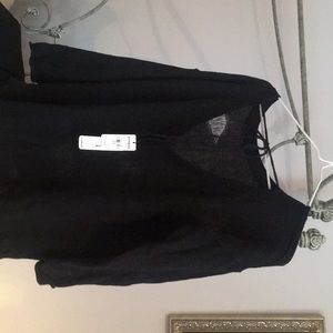 Express open stitch sweater nwt